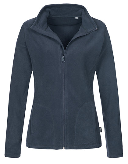 Stedman - Fleece Dames Trui met Rits - Blue Midnight