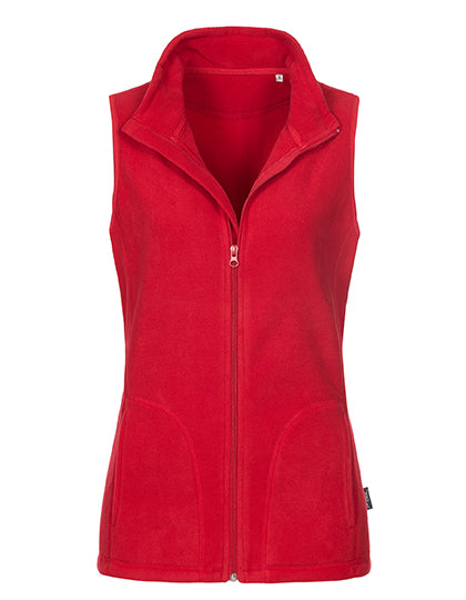 Stedman - Fleece Dames Bodywarmer - Scarlet Red