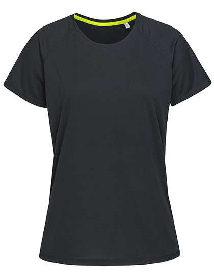 Stedman - Active 140 Dames Raglan T-Shirt - Black Opal