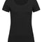 Claire Crew Neck  Dames T-Shirt- Black Opal