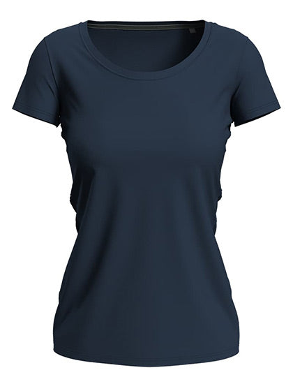 Stedman - Claire Crew Neck  Dames T-Shirt- Blue Midnight