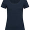 Claire Crew Neck  Dames T-Shirt- Marina Blue