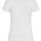 Claire Crew Neck  Dames T-Shirt- White