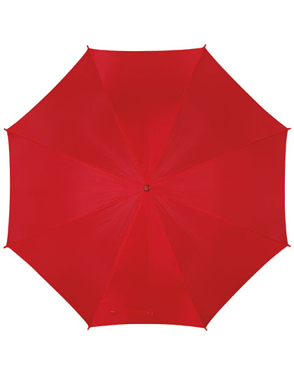 L-merch - Automatic Umbrella With Plastic Handle - Red