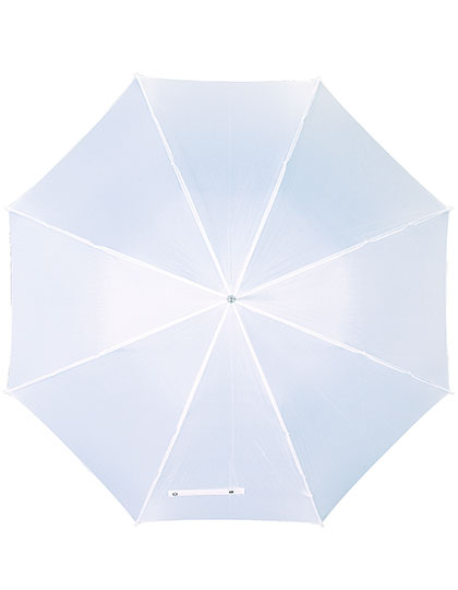 L-merch - Automatic Umbrella With Plastic Handle - White