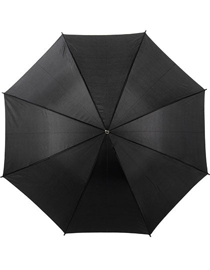 L-merch - Automatic Umbrella With Wooden Handle - Black