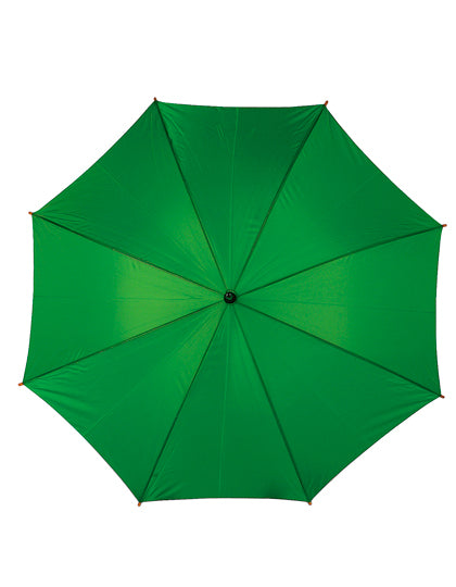 L-merch - Automatic Umbrella With Wooden Handle - Green