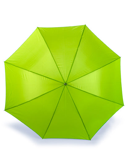 L-merch - Automatic Umbrella With Wooden Handle - Lime Green