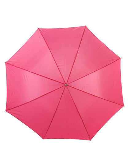 L-merch - Automatic Umbrella With Wooden Handle - Pink