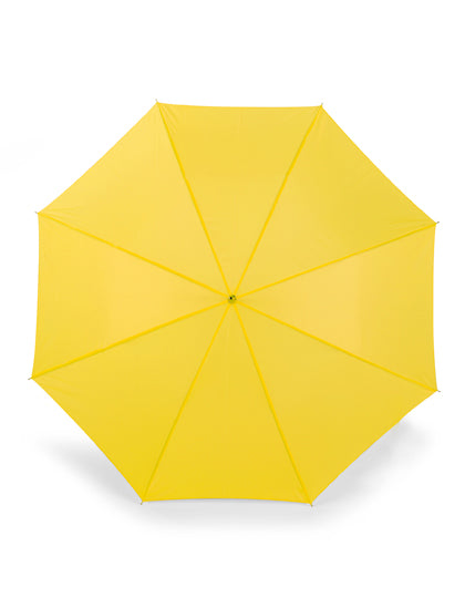 L-merch - Automatic Umbrella With Wooden Handle - Yellow