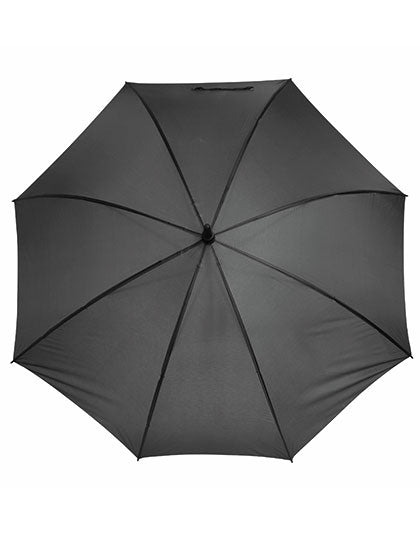 L-merch - Windproof Fibreglass Umbrella With Soft Handle - Black