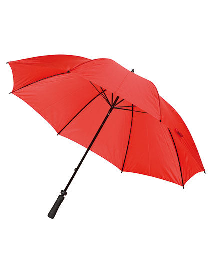 L-merch - Windproof Fibreglass Umbrella With Soft Handle - Red
