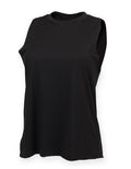 High Neck Slash Armhole Tanktop