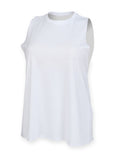 High Neck Slash Armhole Tanktop