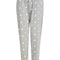 Cuffed Lounge Broek -Heather Grey/White Stars