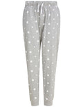 Cuffed Lounge Broek -Heather Grey/White Stars
