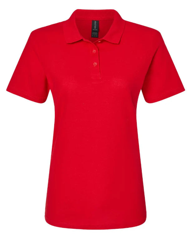 Gildan - Softstyle Piqué Dames Polo - Red