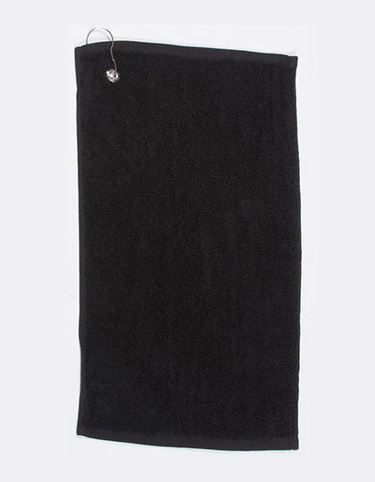 Towel City - Luxury Golf Handdoek - Black