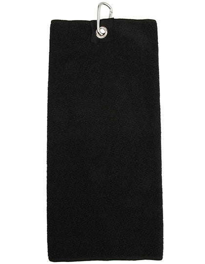 Towel City - Microfibre Golf Towel - Black