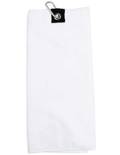 Towel City - Microfibre Golf Towel - White