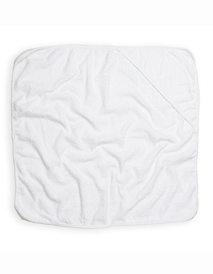 Towel City - Baby Handdoek met Capuchon - White/White