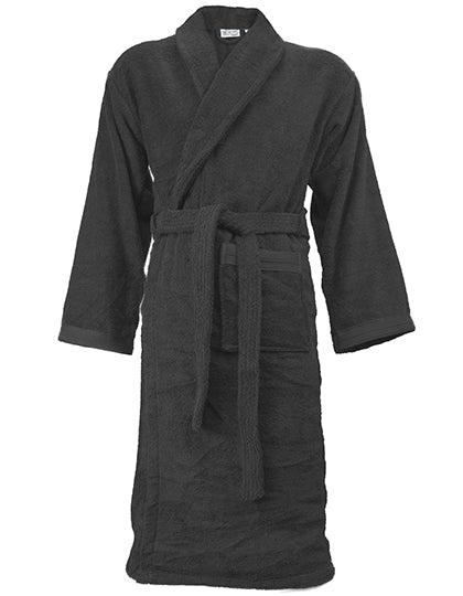 The One Towelling - Organic Badjas - Anthracite - 100% biologisch katoen