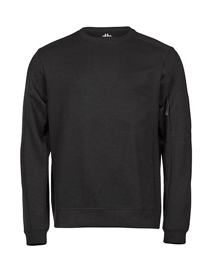 Tee Jays - Athletic Crew Neck Sweat - Black