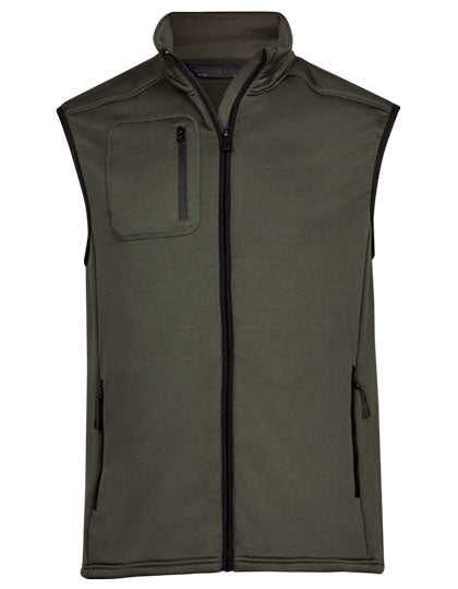 Tee Jays - Stretch Fleece Bodywarmer - Deep Green