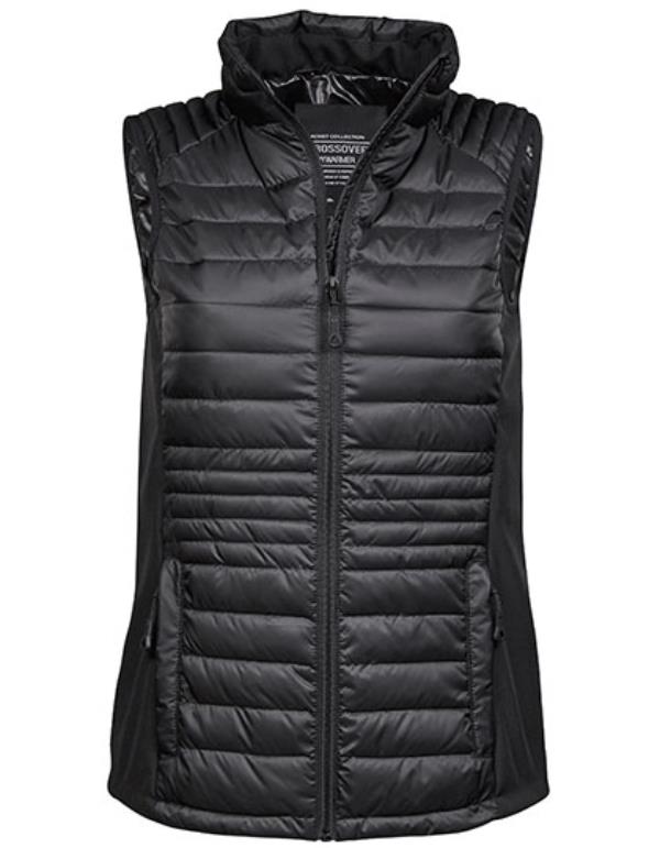 Tee Jays - Dames Crossover Bodywarmer - Black/Black