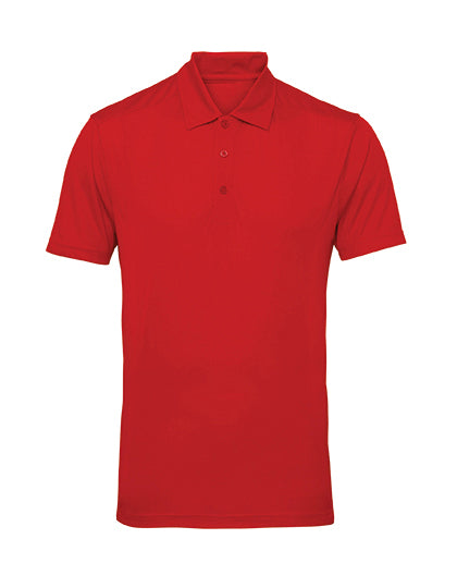TriDri - Panelled Polo - Fire Red