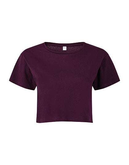 TriDri - Dames Crop Top - Mulberry