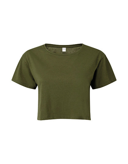 TriDri - Dames Crop Top - Olive