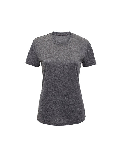 TriDri - Performance Dames T-Shirt - Black Melange