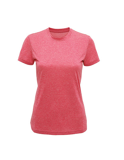 TriDri - Performance Dames T-Shirt - Pink Melange