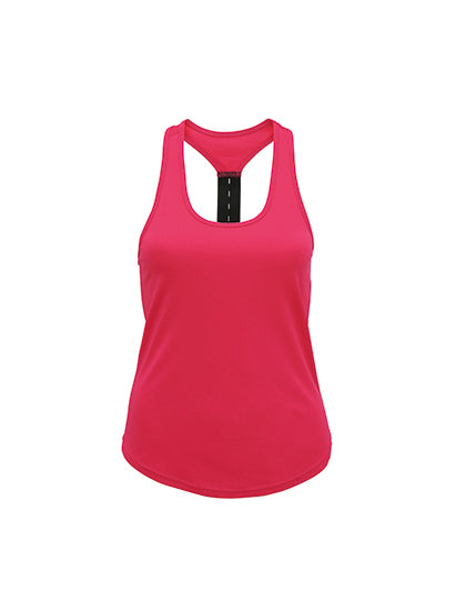 TriDri - Performance Strap Back Dames Tanktop - Hot Pink