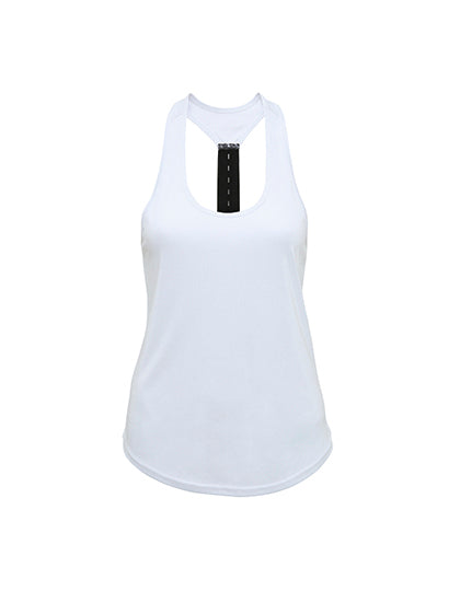 TriDri - Performance Strap Back Dames Tanktop - White