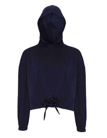 TriDri - Cropped Oversized Dames Hoodie - Navy