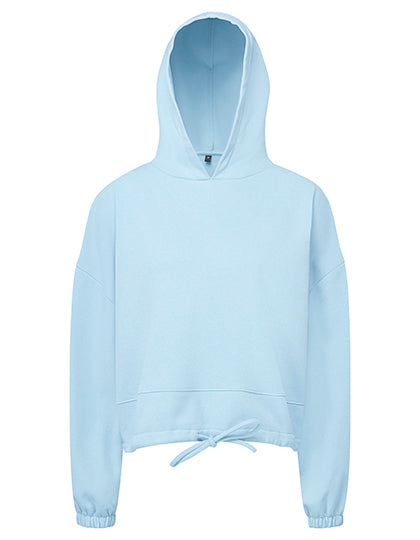 TriDri - Cropped Oversized Dames Hoodie - Sky Blue