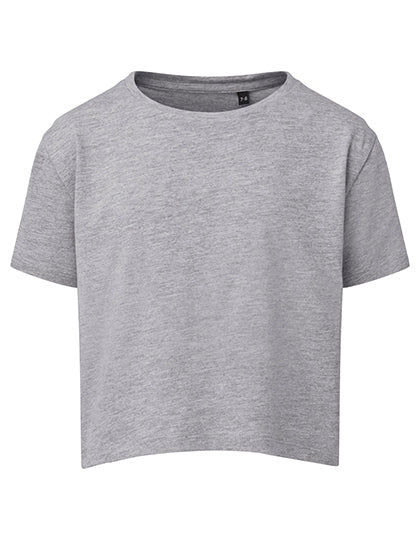 TriDri - Boxy Meiden T-Shirt - Heather Grey