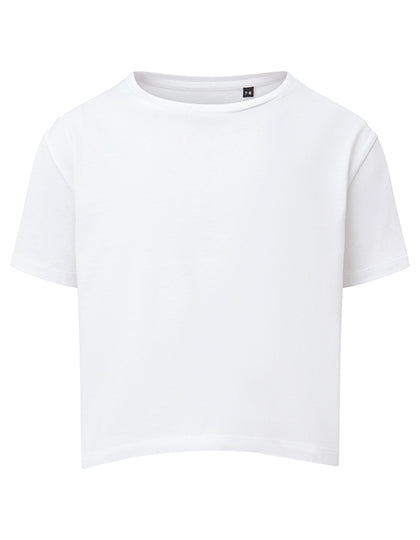 TriDri - Boxy Meiden T-Shirt - White