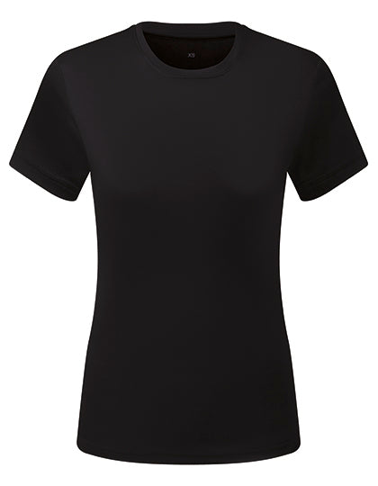 TriDri - Textured Recycled Dames T-Shirt - Black