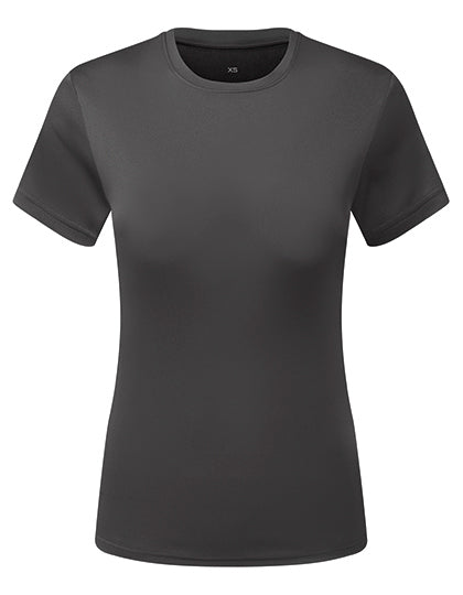 TriDri - Textured Recycled Dames T-Shirt - Charcoal