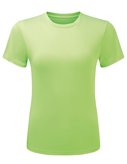TriDri® - Women’s TriDri® Ion-Charge recycled textured tee - Lightning Green