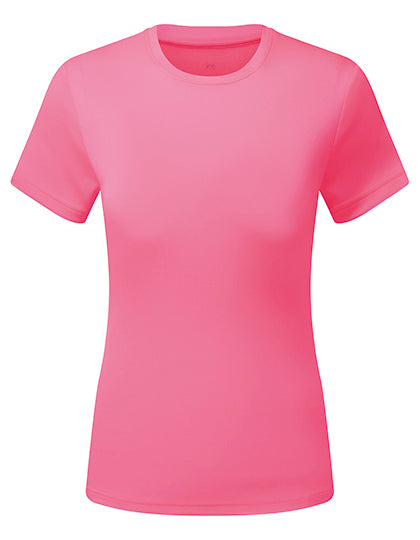 TriDri - Textured Recycled Dames T-Shirt - Lightning Pink