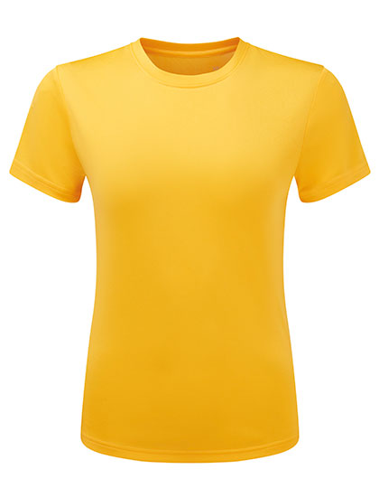 TriDri® - Women’s TriDri® Ion-Charge recycled textured tee - Sun Yellow