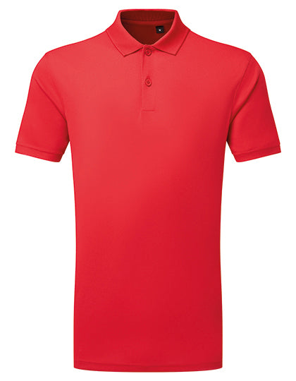 TriDri - Textured Recycled Polo - Fire Red