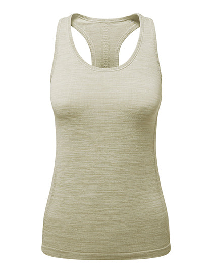 TriDri® - Recycled Seamless 3D Fit Flex Dames Tanktop - Sage Green Melange