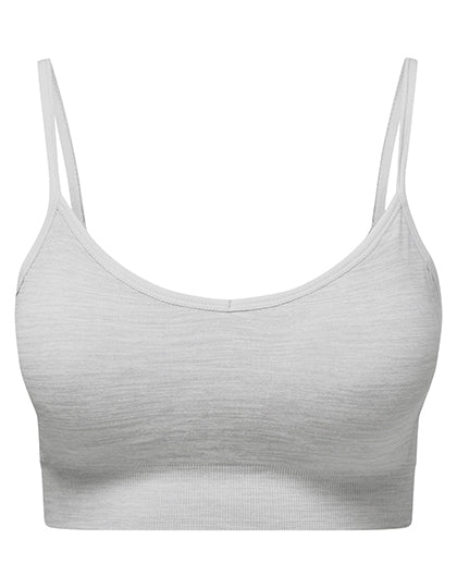 TriDri - Seamless Recycled Dames Sport-BH - Cool Grey Melange