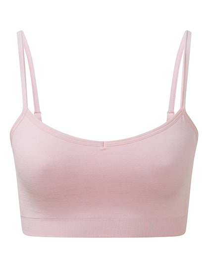 TriDri - Seamless Recycled Dames Sport-BH - Light Pink Melange