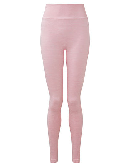 TriDri -  Seamless Recycled Dames Flex Legging - Light Pink Melange